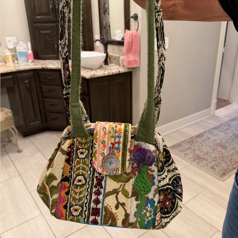 Multicolor Patterned Women's Bag